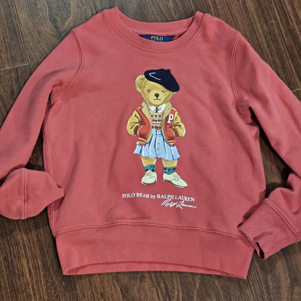 Ralph Lauren Polo Bear Sweatshirt in Red